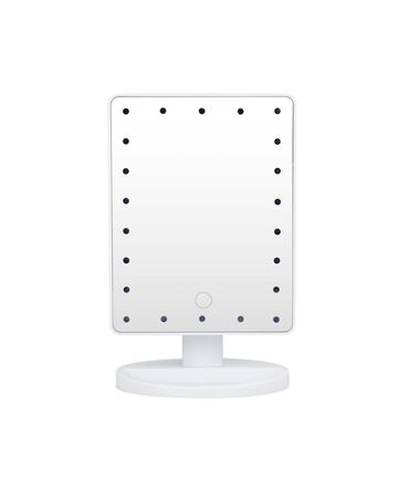 Glamour Makeup Mirror - White